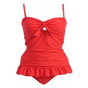 NWT Marina West Retro Tankini Swimsuit Set XL 12